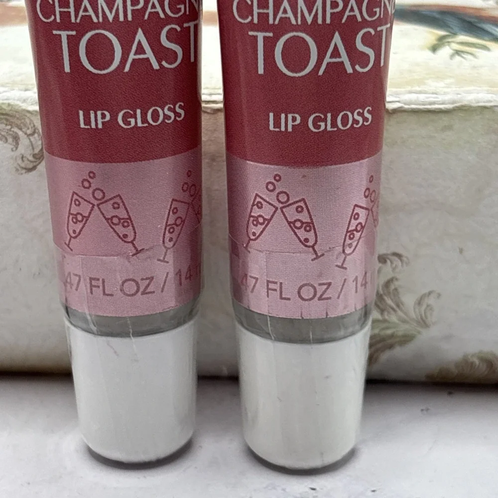 Bath & Body Works Champagne Toast Lip Gloss 2 Pack 0.47 oz New Sealed